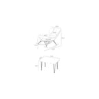 LSLYTQ Rocking Chair Tech Cloth Accent Chairs Upholstered Rocking Chair Relax Lounge Leisure Chair Sofa Chairs for Bedroom Office Sitting