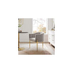 Modway Savour Tufted Performance Velvet Accent Chair in Gray