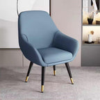 Home Accent Chair Leisure Club Chairs Single Upholstered Sofa Chair Modern Arm Negotiation Guest Chair Balcony Chair for Reading Living Room,Office(Blue/B)