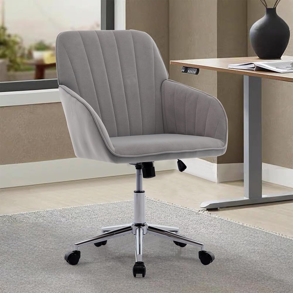 Adjustable Office Chair,Home Bedroom,Ergonomic Swivel Chair,Back Support,Backrest Seat,Comfortable for Long Sitting